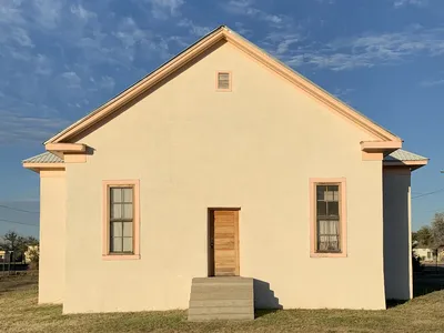 Beginning in the early 20th century, Marfa&#39;s Mexican and Mexican American students attended the one-story adobe school up to ninth grade.