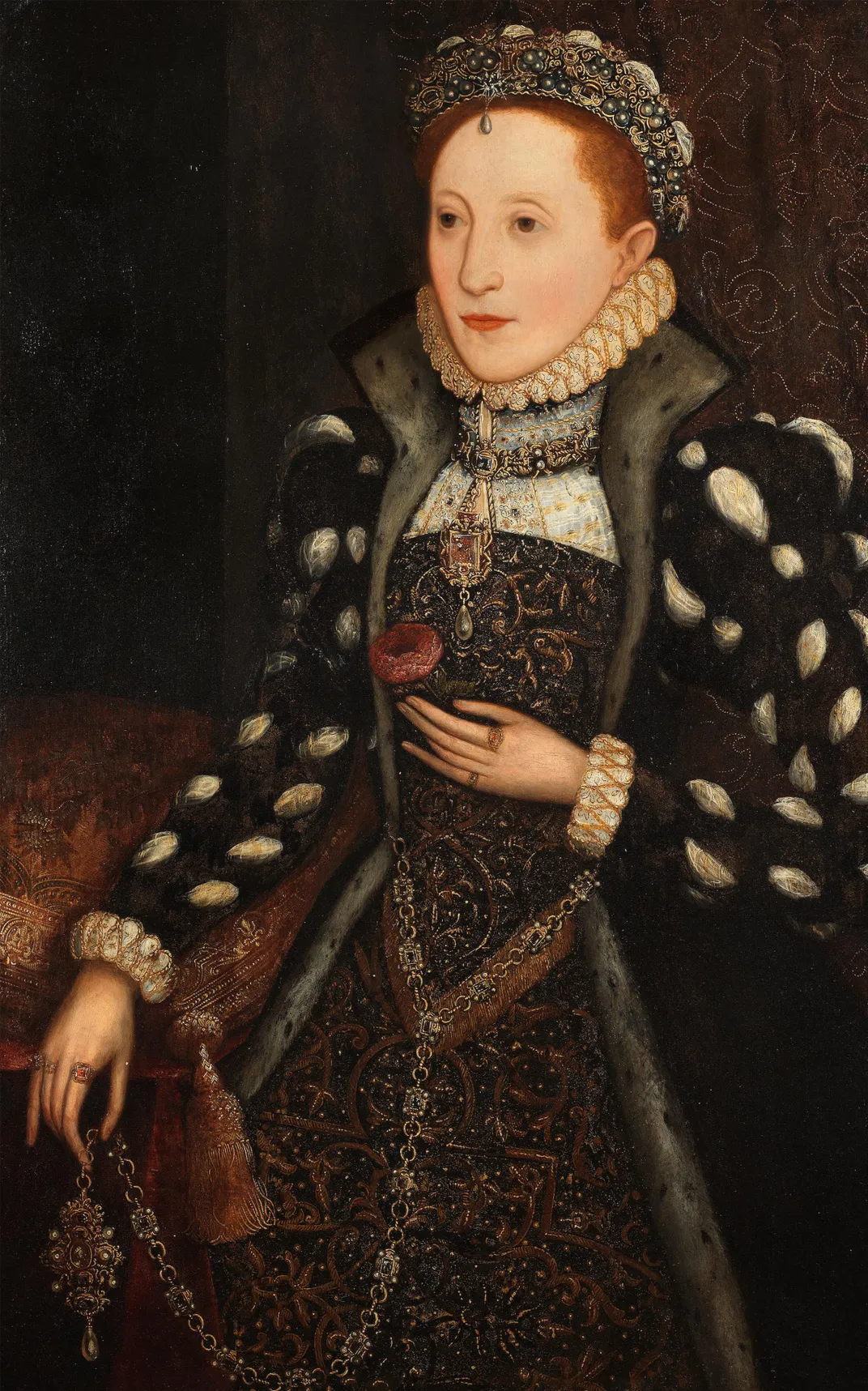 A 1562 portrait of Elizabeth I