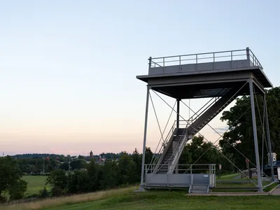 The Oak Ridge observation tower was one of the vandalized sites at&nbsp;the&nbsp;Pennsylvania park.