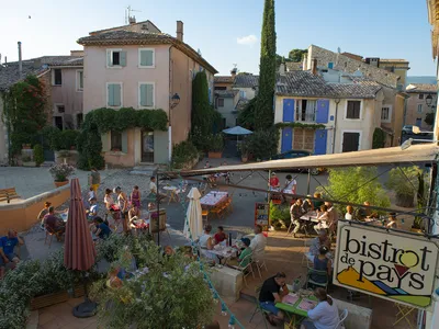 More than just a place to eat, many French country bistros offer lodgings and sell local produce. But the transactions of greatest value are the social ones, in which locals come together over a meal or a drink to discuss everything from pressing politics to idle gossip.&nbsp;