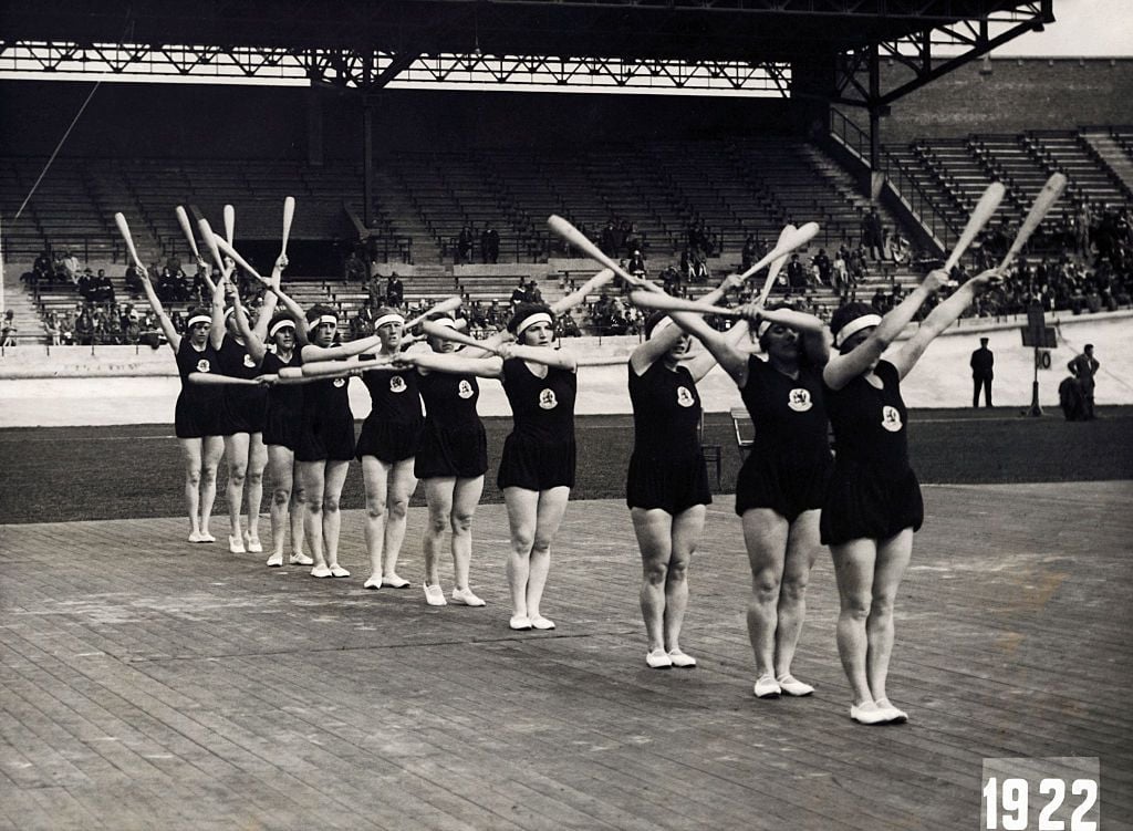 Female gymnasts at the 1928 Amsterdam Olympics