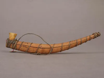 A pipe from the Lower Yukon region of Alaska.