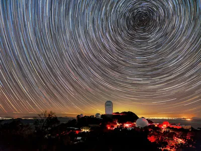 DESI will analyze light collected by the four-meter Mayall telescope at Kitt Peak National Observatory near Tucson, Arizona.