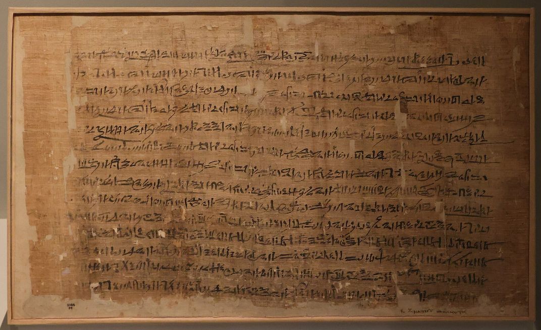 Papyrus Mayer B, a legal document detailing the trials of tomb robbers during Egypt's 20th Dynasty