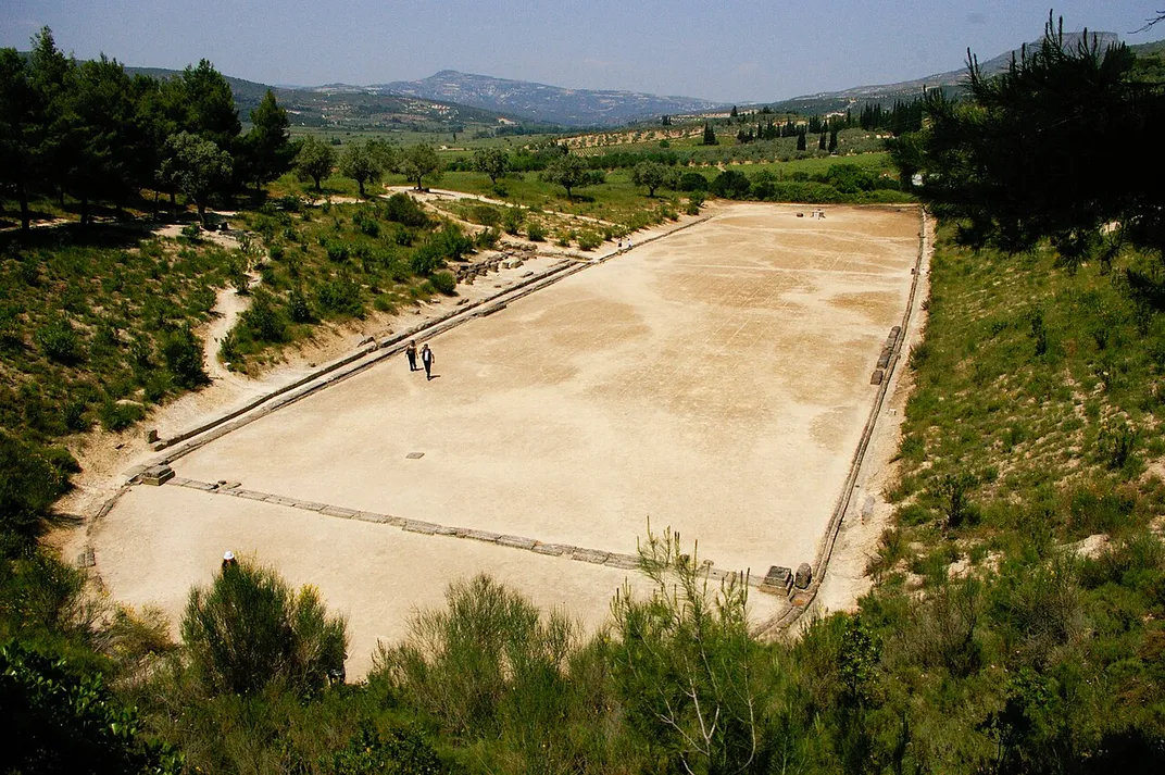 The stadion in ancient Nemea