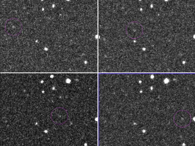 Catalina Sky Survey&#39;s images identifying&nbsp;Asteroid 2024 RW1.